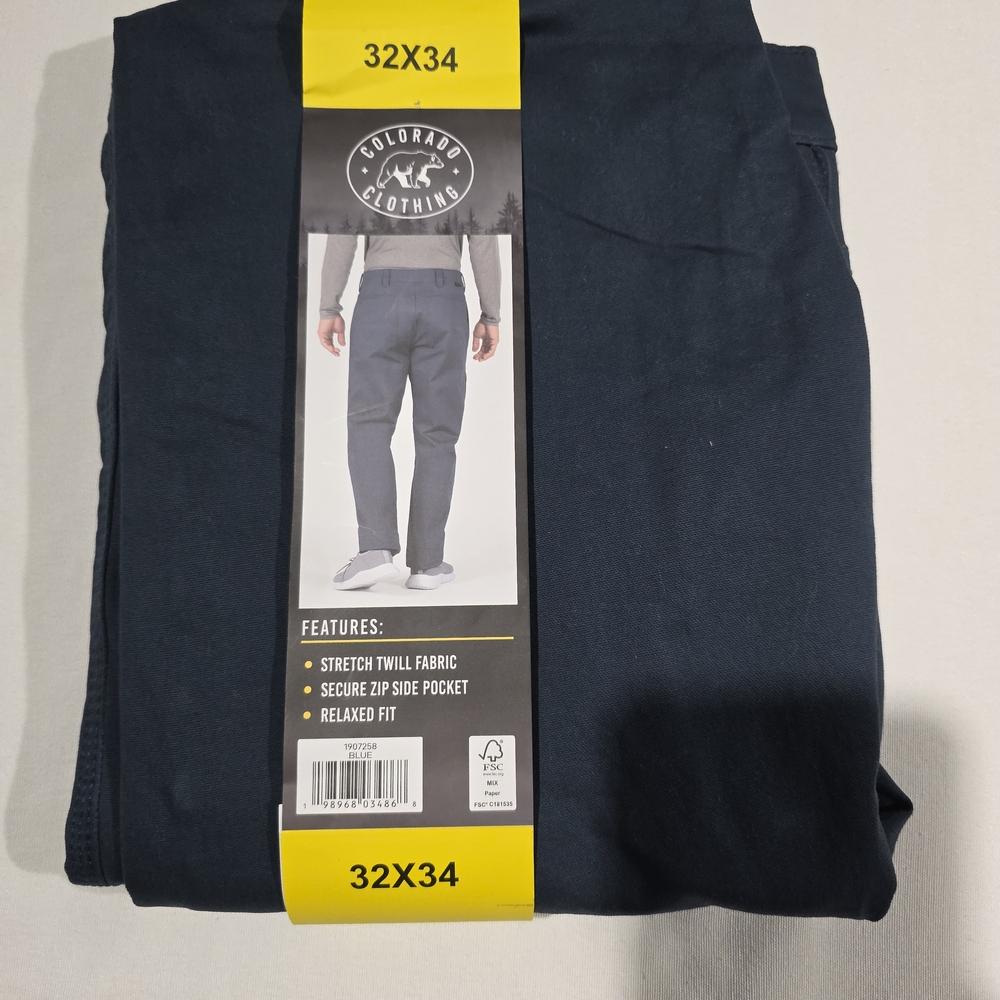 Colorado Clothing Navy Stretch Twill Pants
